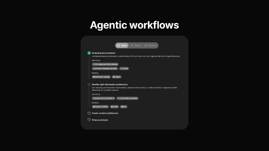 Presto agentic workflow steps: analysing best practices, information architecture, with sources
